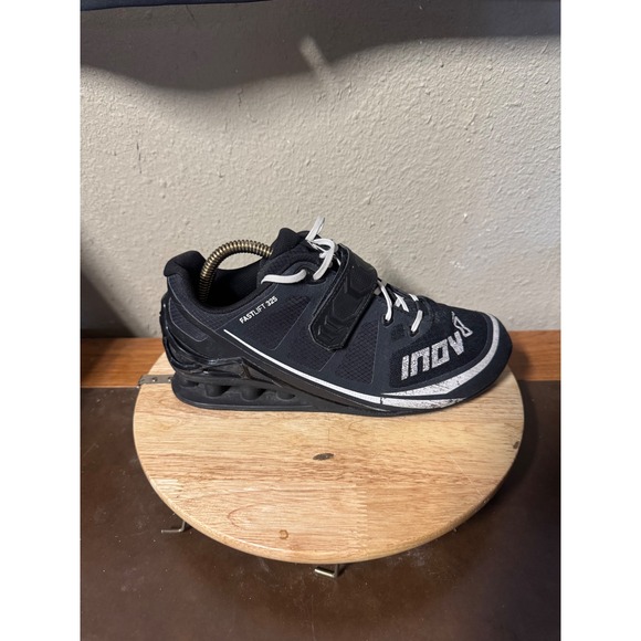 Inov-8 Fastlift 325 Weightlifting Shoes Mens Black Training Sneakers 6.5 - Picture 1 of 11
